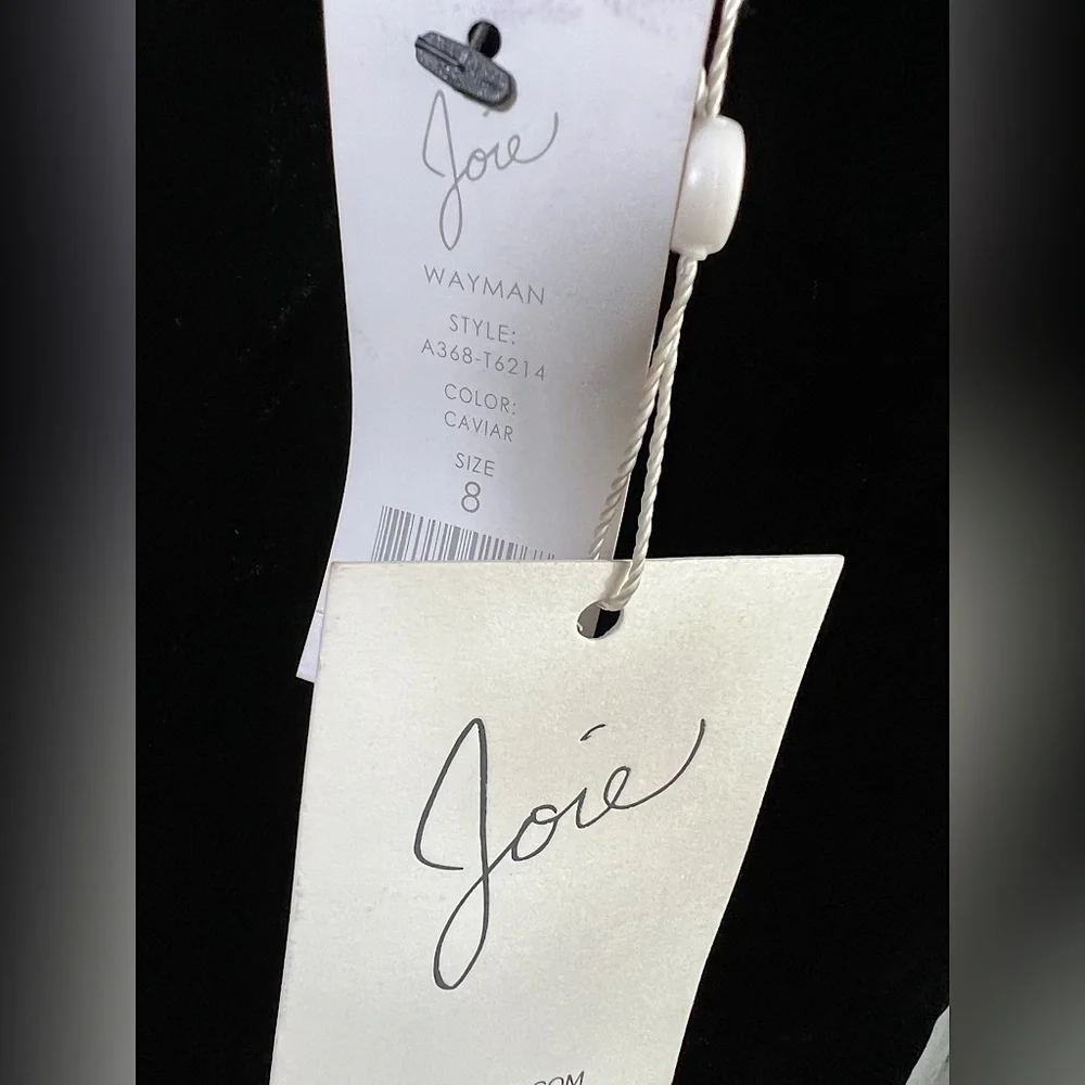 jOIE WAYMAN NWT ONE-SHOULDER VELVET TOP.   SIZE 8 - Picture 9 of 9